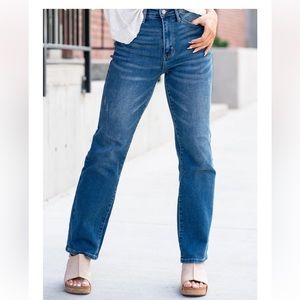 NWT - Judy Blue 16w, Virginia Beach High Waist Straight Fit Dad Jeans